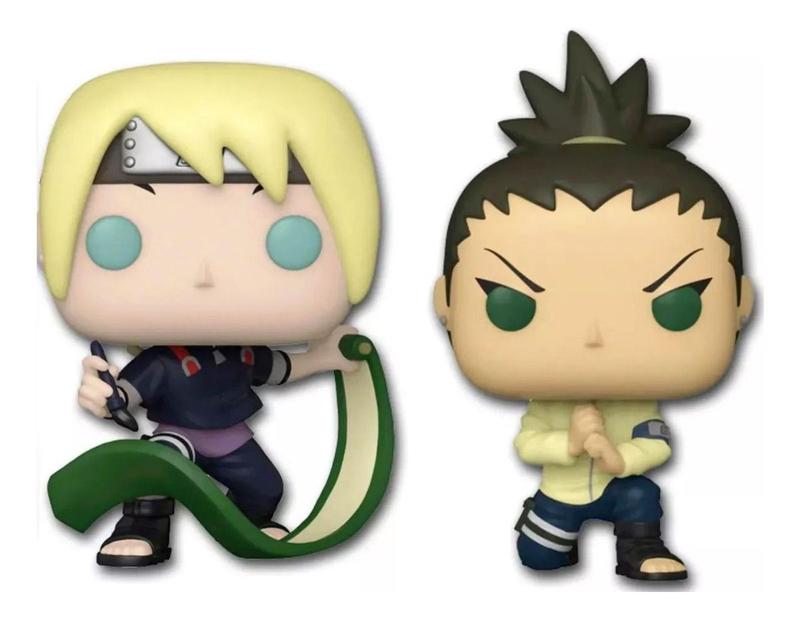 Kit 2 Funko Pop Inojin 1038 + Shikadai 1039 Boruto Naruto